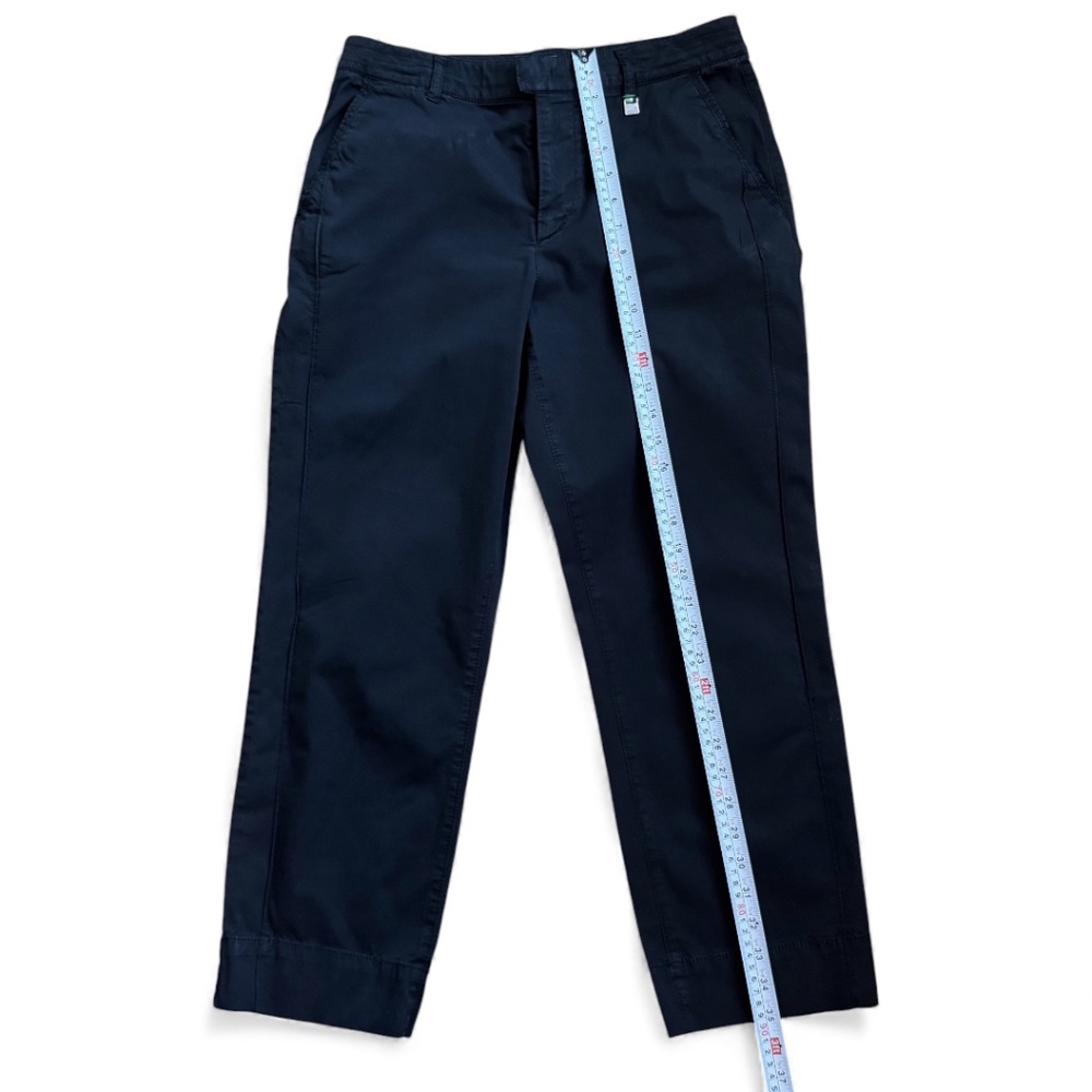 HUGO BOSS Black cropped cotton pants Size 8 - Picture 4 of 8